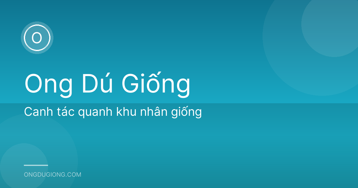 Canh tác quanh khu nhân giống